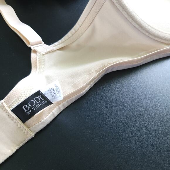 Body by Victoria 34DD Full Coverage Uplift Bra Beige Padded Everyday Bra T-Shirt - Picture 5 of 9